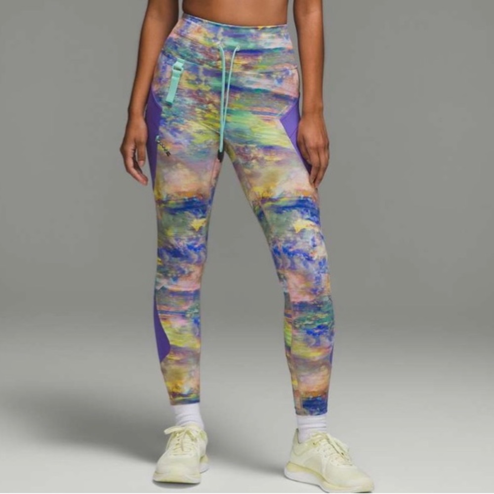 lululemon athletica Cargo SHR Hiking Tight 25” -Altered Nature Multi -Size 6